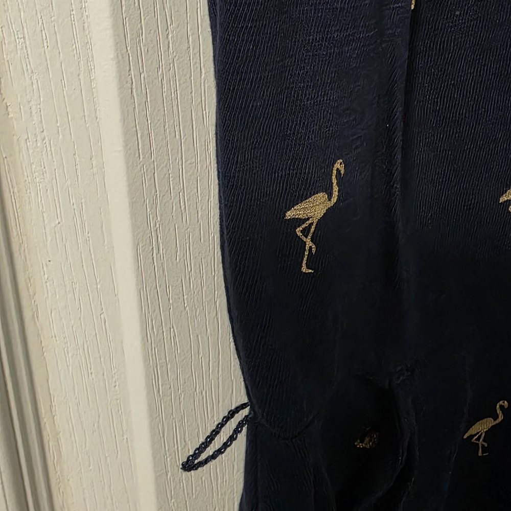 Boden Navy Sleeveless Dress with Pattern - Picture 6 of 8